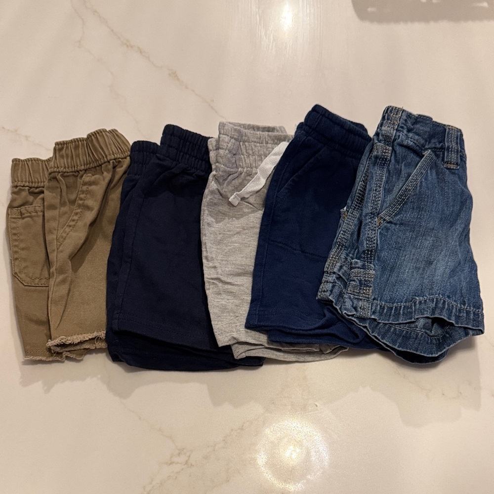 Set of 5 Assorted 12 Month Shorts